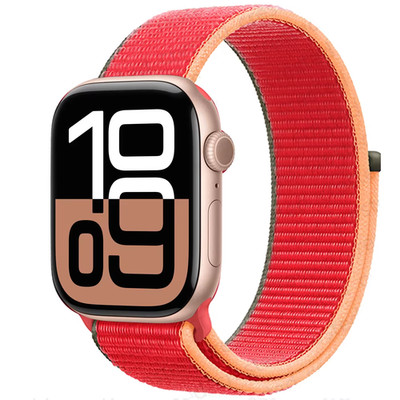 Ersatz Nylon Uhr Schlaufenarmband kompatibel mit Watch Ultra Serie 11 10 9 8 7 6