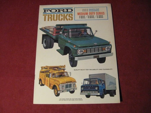 1963 Ford F N C Truck Rig Semi Sales Brochure Booklet Catalog Original Old