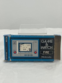 Vintage 1980 Nintendo Game&Watch Fire NICE Condition with box