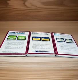 INTELLIVISION LOT OF 3 CIB SEARS TELE-GAMES BASKETBALL/BASEBALL/BOXING CIB WORKS