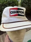 80s Vintage Snap Back Champion Spark Plug Cap Trucker Hat Swingster