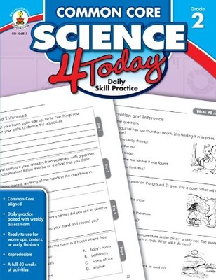 Common Core Science 4 Today, Grade 2: Daily Skill Practice (Common Core 4 To...