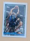 Topps 1992-93 Felton Spencer #152 Minnesota Timberwolves Autographed NBA Card