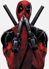 Deadpool Logo Comics Weatherproof Sticker Decal