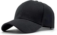 Plain Blank Solid Adjustable Baseball Cap Hats (ship in BOX!) 