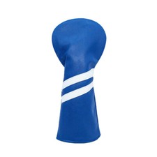 Simple Blue Double Slashes Golf Club Head Covers Driver Woods Hybrid Head Covers
