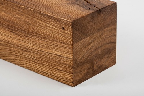 Eichenbalken Leimholzbalken Kantholz Eiche Wildeiche 8x8 cm gebürstet naturgeölt - Bild 4 von 11
