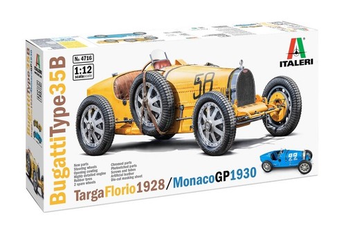 ITALERI KIT 1/12 BUGATTI TYPE 35B   ITEM 4716 - Foto 1 di 4