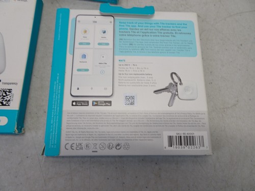 Tile Mate Tracker (2022) - 3 Pack - White - New - Photo 3 sur 3