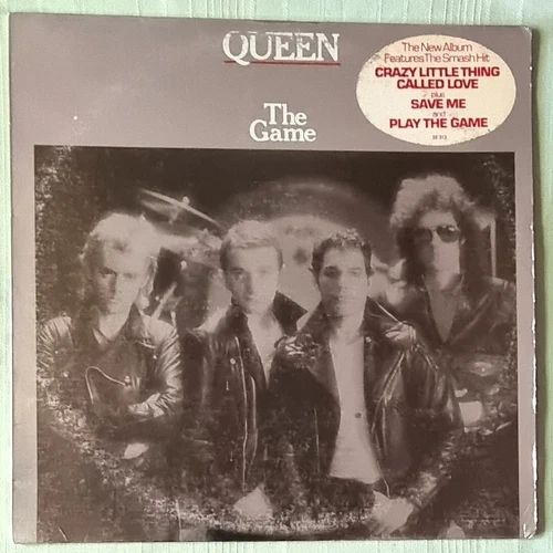 Queen – The Game 1980 Australia First Pressing Vinyl LP with Insert Silver Cover