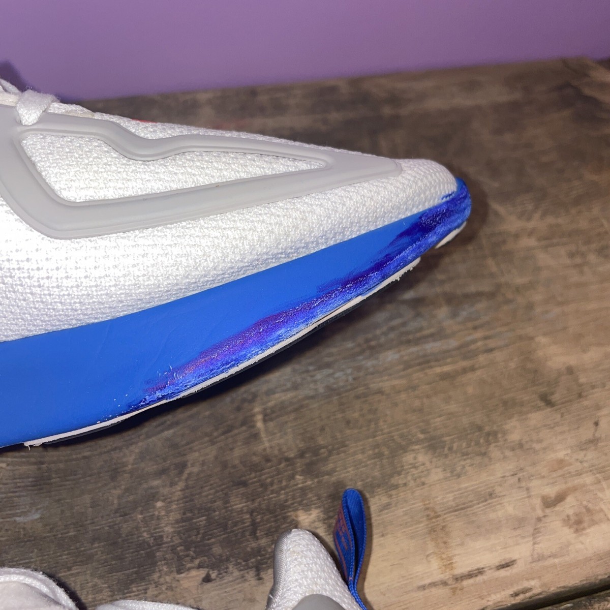 Adidas ZX 2K Flux Training Shoes #FX2044 White Royal Blue‎ Solar Red Mens Sz 9 Adidas ZX 2K Flux Training Shoes #FX2044 White Royal Blue  main image 4