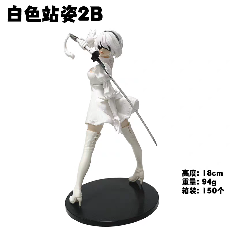 Anime NieR:Automata Ver1.1a 2B YoRHa No.2 Type B PVC Figure No Box