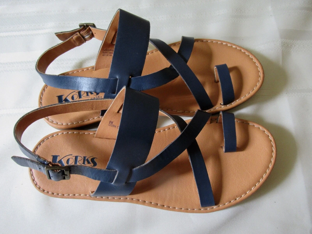 Kork ease cheap blue sandals