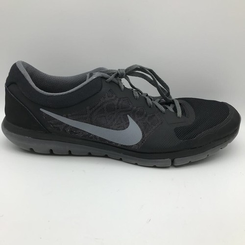 Para Hombre Nike Flex 2015 rn Zapatos Negro 709022-011 con Cordones Bajo  Top Malla Zapatillas 15 M | eBay