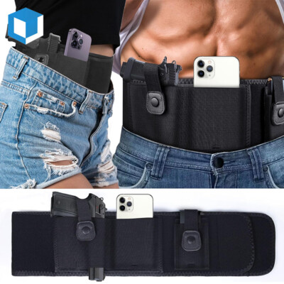 Belly Band Holster with Removable Magazine Pouch Concealed Carry for Men Women