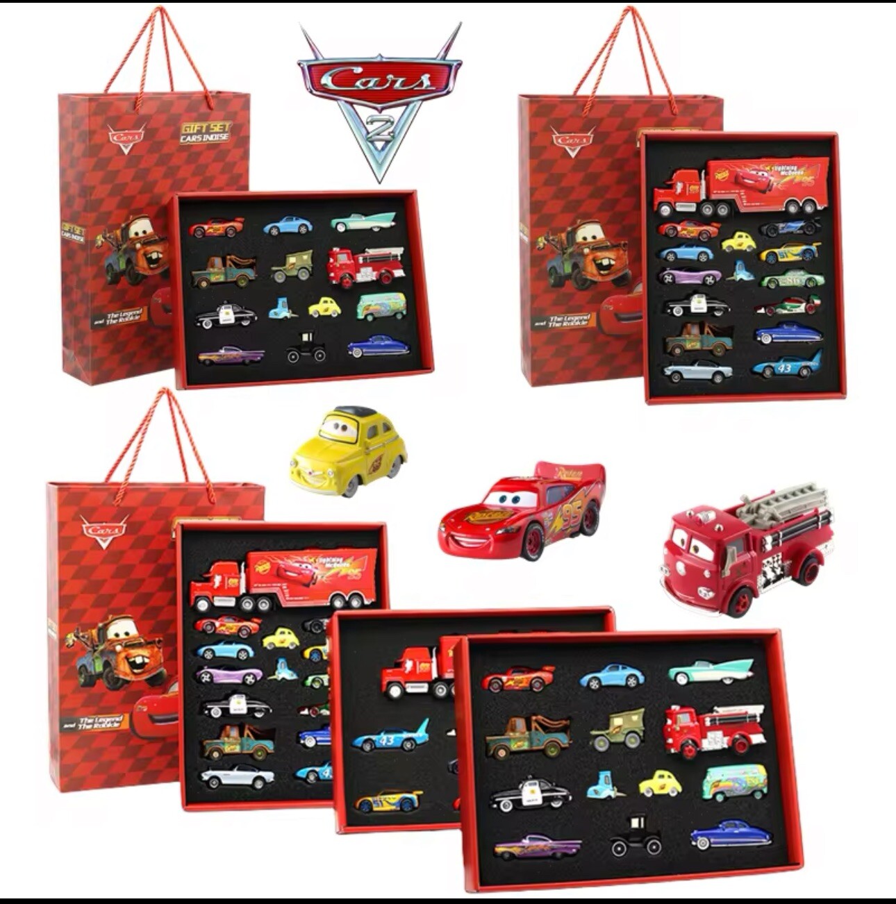 Disney Pixar Cars 3 Metal Diecast lightning McQueen Mater Champion Car Model