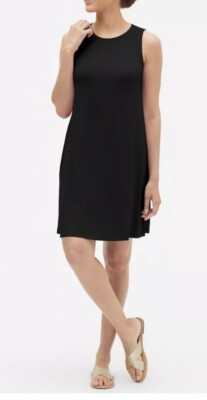 black swing dresses Unique Vintage Black Peasant Sleeve Swing Dress