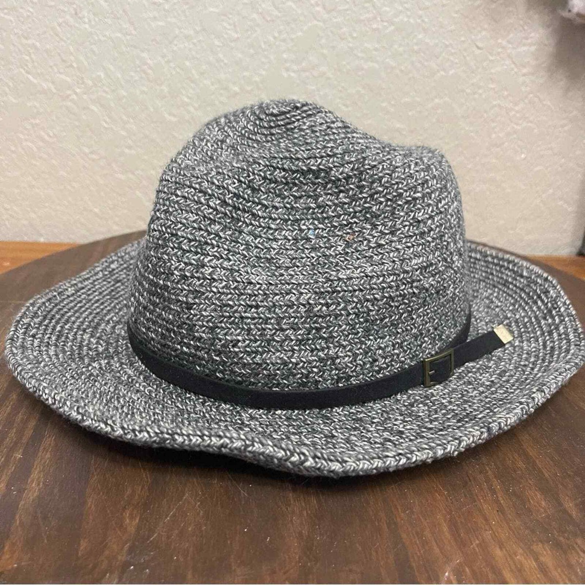 Yellow 108 hat hemp gray bucket hat sz S