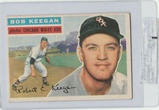 1956 TOPPS #54 BOB KEEGAN GRAY BACK GB RARE CHICAGO WHITE SOX EXMT WOW LOW POP