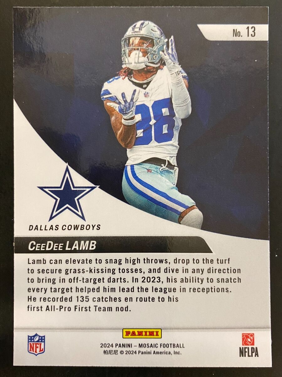CeeDee Lamb 2024 Panini Mosaic Football Elevate Dallas CeeDee Lamb 2024 Panini Mosaic Football Elevate Dallas