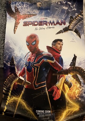 *Signiertes Tom Holland* Spider-Man No Way Home 27x40'' Poster mit Echtheitszertifikat