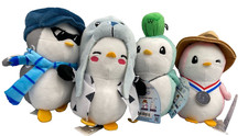 Set of 4 Pudgy Penguins Plush Toys 6 inch each NWT Rare