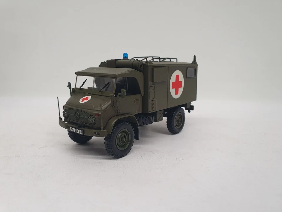 1/43 MEGA RARE MERCEDES UNIMOG 404 KRKW BUNDESWEHR 1960 MINICHAMPS 439035040 - Image 2 of 4