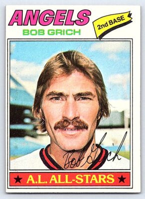 Bob Grich  1977 Topps  #521 - Please see pics for cond.