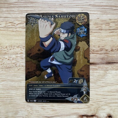 Asuma Sensei Super Rare - Naruto CCG
