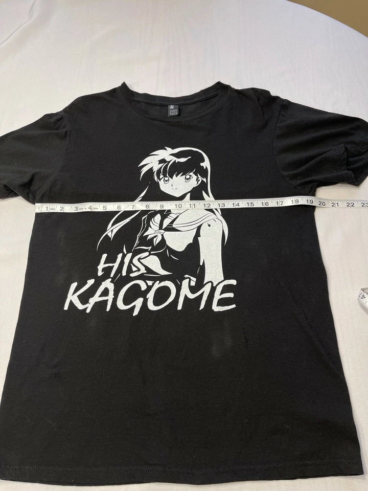 HIS KAGOME пара коллекции унисекс японское аниме концерт футболка черная футболка M - Изображение 2 из 4