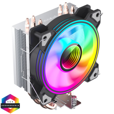 GameMax Ice Blade Intel AMD CPU Kühler 120mm PWM ARGB Infinity Lüfter TDP 190W