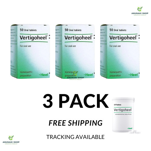 Vertigoheel 50 Tabs Homeopathic Solution-dizziness,nausea,vertigo 3 PACK