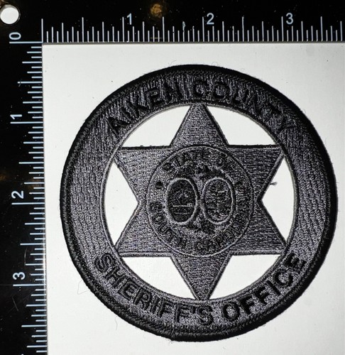 VINTAGE OBSOLETE Aiken County South Carolina SC Sheriff Patch