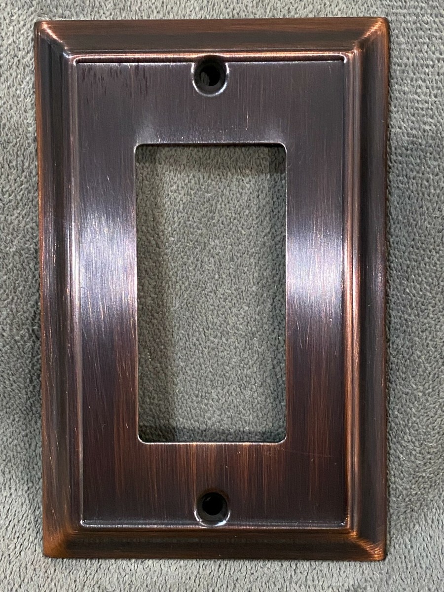 Henne Bery Wall Plate – Double Toggle Switch Cover, Satin Nickel, Heavy-Duty Zinc Alloy