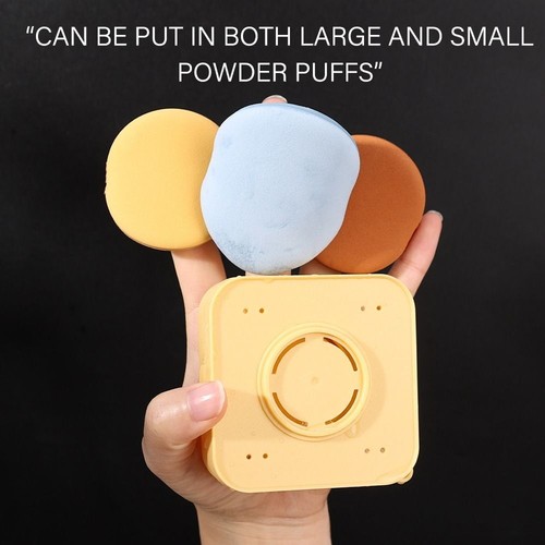 Breathable Empty Box Multiple Pores Large Powder Puff Box Travel - Picture 4 of 18