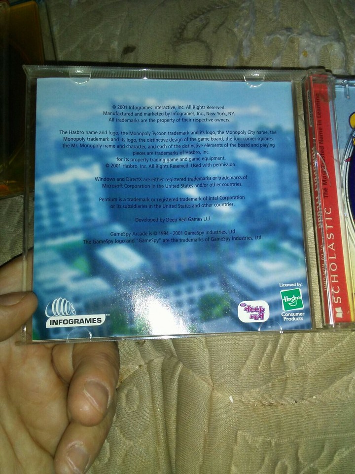 Video Game PC Monopoly Tycoon Jewel Case 2001 eBay
