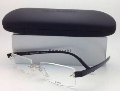 New KAZUO KAWASAKI Eyeglasses MP 705 19 54-19 140 Rimless Silver