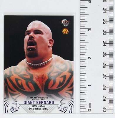GIANT BERNARD - 2009 BBM Pro-Wrestling Trading Card | eBay