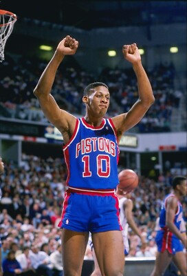 Detroit Pistons Dennis Rodman Glossy 8x10 Photo NBA Basketball Print