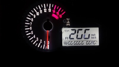 LED Clock Upgrade Kit Suzuki GSXR1000 2001 - 2002 (K1-K2) Lightenupgrade