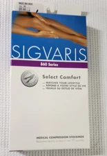Sigvaris 862C Select Comfort Knee High 20-30mmHg M4 Dark Navy NIP Compression