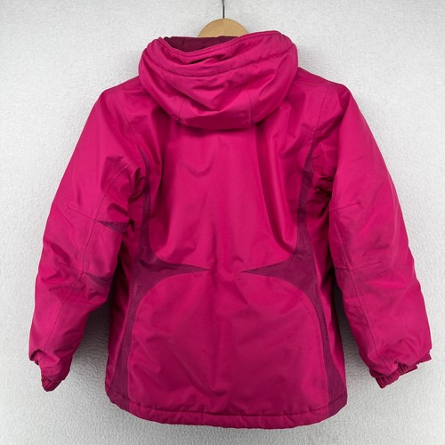 PATAGONIA Jacket Youth M 10 Girls Packable Insulated Hooded Quilted Coat Pink - Picture 2 of 14