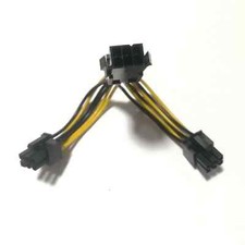 PC Mainboard Video Card PCIe GPU 6P To Dual 6P PSU Power Supply Extension Cable