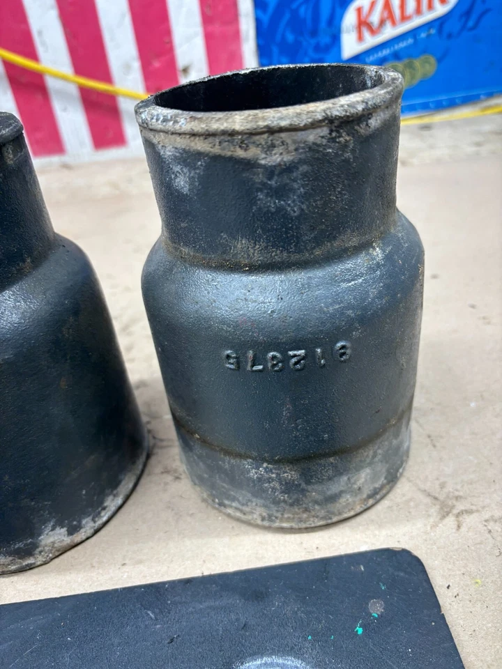 MARINE BOAT 5.7L 350 MERCRUISER OMC VOLVO PENTA EXHAUST ADAPTER SET PAIR 912375 - Image 2 of 4
