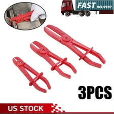 3X Hose Clamp Pliers Pinch Off Set for Brake Fuel Gas lines Coolant Hoses USA