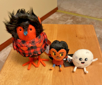 Hyde & Eek Halloween Featherly Friend Moony Bird & Felt Duo Werewolf / Moon 2025