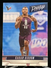 2019 Panini Prestige Rookie Card #286 Karan Higdon Houston Texans