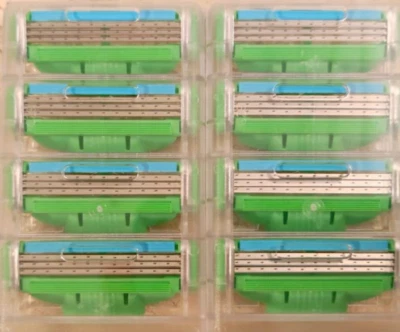 Mach 3 Sensitive Compatible Best Fit 3 Sensitive Razor Blades, New, 8 pcs