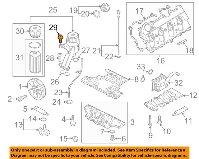 AUDI OEM 0812 S5 ENGINEOil Filter Housing Bolt N91124501 eBay
