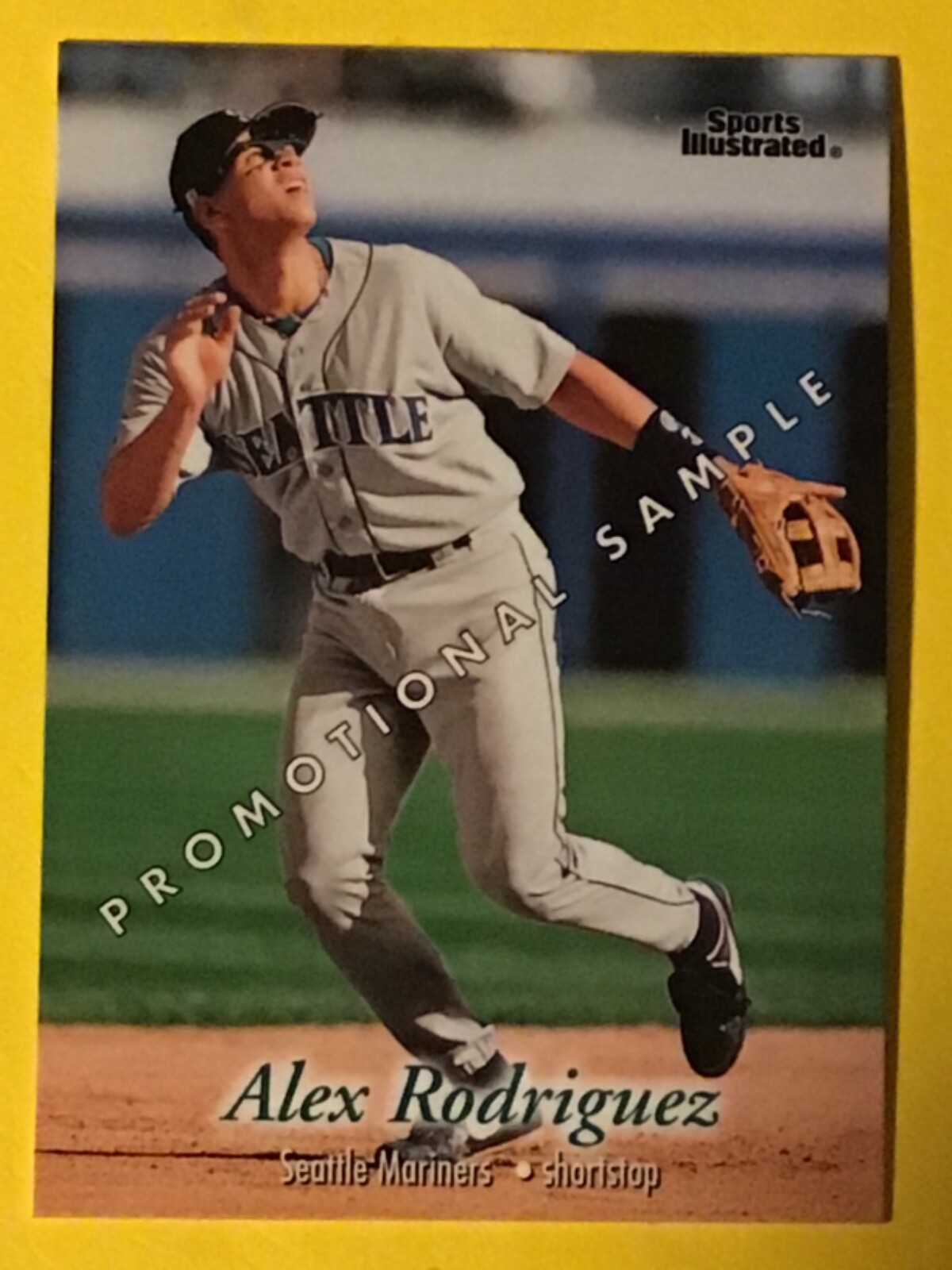 1997 Fleer Sports Illustrated Promotional Sample Alex Rodriguez Card